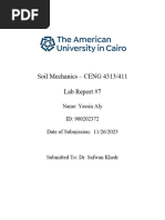 Soil Lab Report 7 (Yassin Aly)