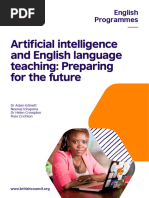 Artificial Intelligence and English Language Teaching