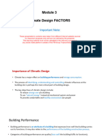 Climate Design Factors