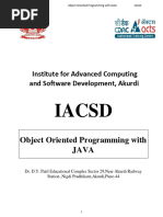 Object Oriented Programming Java