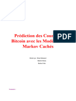 Prédiction Des Cours Du Bitcoin Avec Les Modèles de Markov Cachés