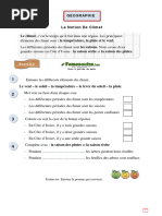 Géographie La-Notion-De-Climat-Cours-Ce1