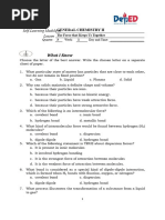 General Chemistry 2 Q3 Module 1