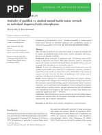 2011 - Linden - Attitudes of Qualified Vs Student Mental Health Nurses Towards An Individual