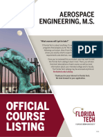 Aerospace Engineering, M - S - Florida Tech