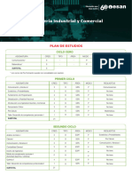 Carrera de Ingeniería Industrial y Comercial - Plan de Estudio ESAN