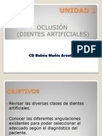 Unidad 1 Oclusión Dientes Artificiales