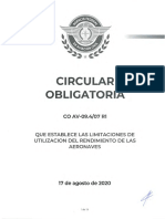 Circular Obligatoria: CO AV-09.4/07 R1