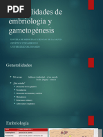 Generalidades y Gametogénesis Estudiante