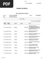 Promet Po Partiji: OD 01.09.2023 DO 30.10.2023