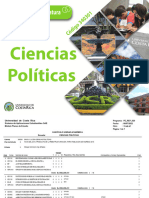 Plan de Estudio Ciencias Politicas