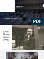 Présentation de Louis Dumur