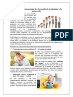 Fundamentos Psicosociales Del Desarrollo de La Identidad y La Autonomía.