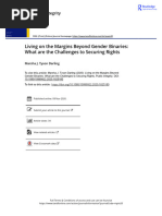 Living On The Margins Beyond Gender Binaries What Are The Challenges To Securing Rights