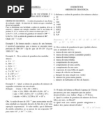 Exercícios de Ordem de Grandeza - Prof. Alexandre Ortiz Calvão