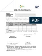 Berita Acara & SPTJM Pengganti 2024