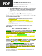 Intermediação Financeira : SFN - Sistema Financeiro Nacional