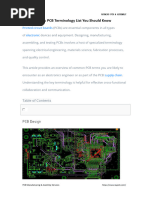 Basic PCB Terminology List You Should Know