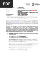 MDRMINS-002-24 Comunicado Publicacion de Recibos de Pago de Matricula para Estudiantes de Posgrado 2024-1S