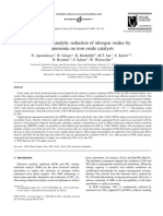 SCR - of-NO-by NH3-on-ironoxide-catalyst