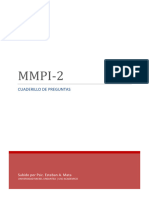 Cuadernillo de Preguntas Mmpi 2