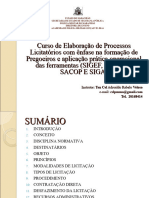 Slide. Curso Licitação