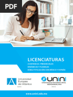 UNINI - FolletoLicenciaturas FUNIBER