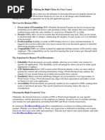 Resume PDF or Word