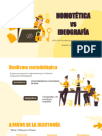 Nomotética Vs Ideografía