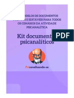 170 Modelos de Documentos Psicanalíticos