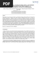 How Millennial Couples Who Own A Business Develop Resilience in The Family: A Phenomenological Study in Indonesia