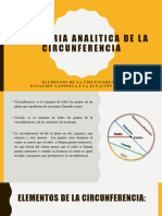 Geometria Analitica de La Circunferencia