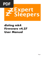 Disting User Manual 4.27