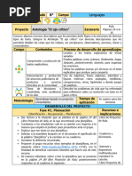 6to Proyecto 4 Lenguajes Antologia El Ojo Ctritico