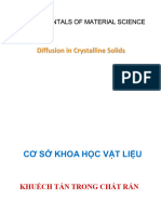 Lecture 6 - Diffusion in Crystalline Solids