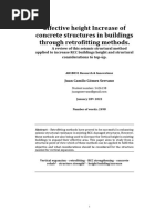 Juan Gomez - 5426138 - Height Increase of Concrete Structures Buildings Through Retrofitting Methods