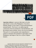 Agrarian Reform in The Philippines