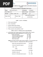 Advanced Financial Accounting Cia I