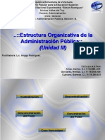 Estructura Organizativa de La Adm