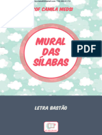 Bônus 8 - Mural Das Sílabas - Letra Bastão