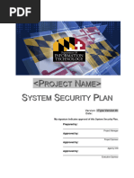 System Security Plan