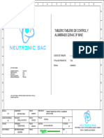 TAB. CONTROL Y ALUMBRADO 220V - Unifilares