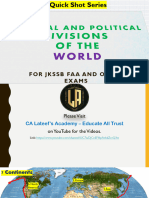 Physical & Political Divisions of The World