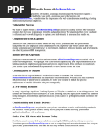 HR Generalist Resume Examples