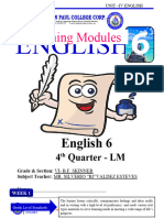 English 6 LM Quarter 4