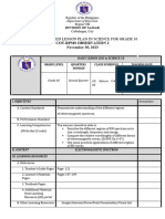 Science 10 Lesson Plan