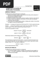 Chem0861 EmpiricalFormulasAndMolecularFormulas