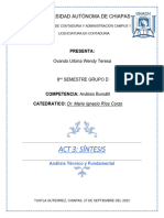 Actividad 3 Sintesis Del Análisis Técnico y Fundamental - Ovando - Wendy