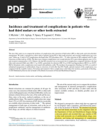 Incidence and Treatment of Complications in Patients