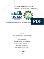 Determinación de Demanda Bioquímica de Oxigena (Dbo5) Del Río Titire